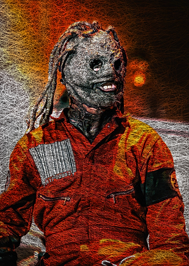 Slipknot Corey Taylor Masked Portrait