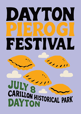 Dayton Pierogi Festival Poster