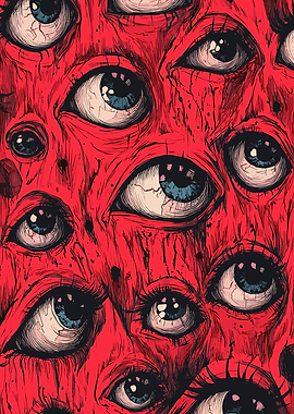 Red Eyes Pattern