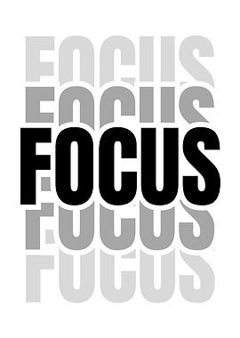 Focus Text Art