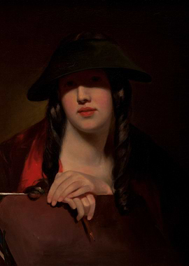 Portrait of a Woman with Hat