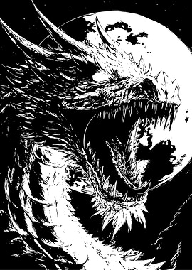 Dragon Black and White