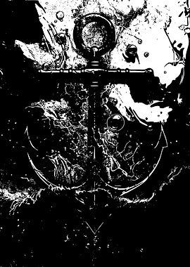 Anchor in Black and White
