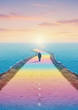 Rainbow Road to the Horizon