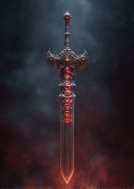 Crimson Sorcerer's Sword