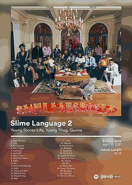 gunna young thug young stoner life Slime Language 2 Album Cover Art