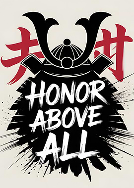 Honor Above All Samurai Helmet
