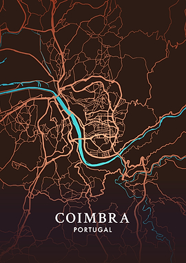 Coimbra City Map