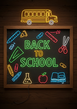 Back to School Neon Sign
