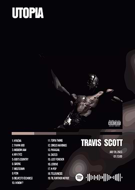 Travis Scott Utopia Album Cover