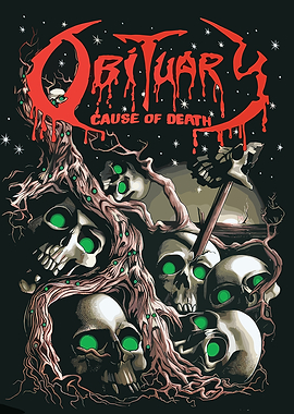 Obituary Cause of Death Album Art