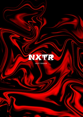 NXTR Next Terror Abstract Red