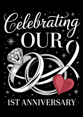 Celebrating Our 1st Anniversary Love & Rings