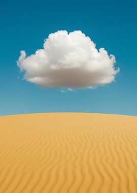 Desert Dune with Cloud