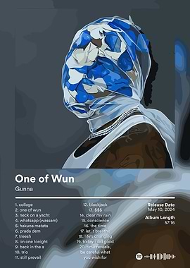 Gunna - One of Wun Album Cover