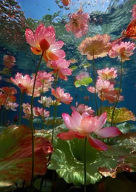 Underwater Lotus Garden