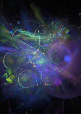 Abstract Nebula of Light and Color