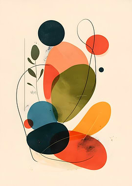 Abstract Shapes Composition