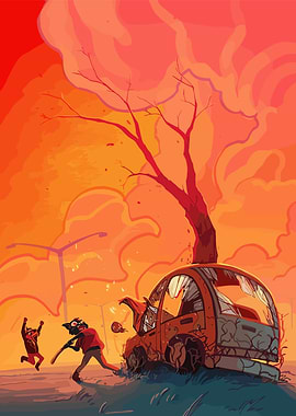 Post-Apocalyptic Car Smash