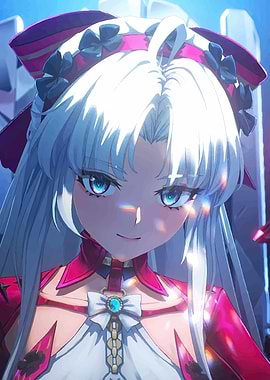 Girl with White Hair