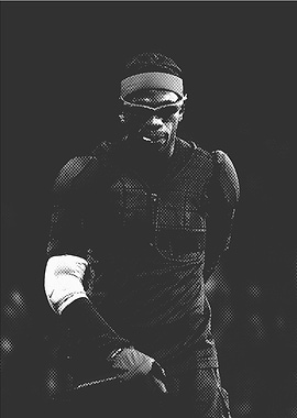 Monochrome Portrait of a Sports Referee