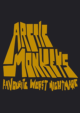 Arctic Monkeys Favourite Worst Nightmare Artwork