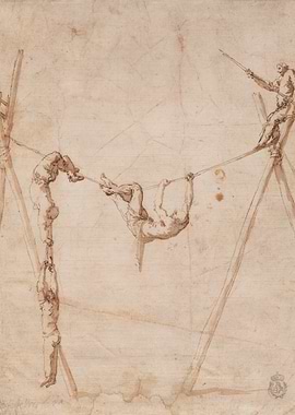 Renaissance Acrobatics Sketch
