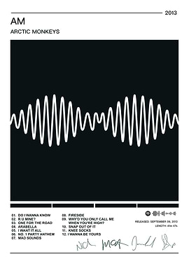 Arctic Monkeys AM Album Cover Art