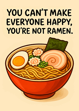Ramen Funny Food Art