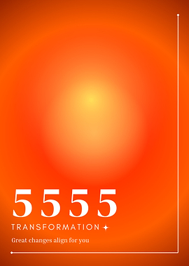5555 Transformation Angel numbers aura