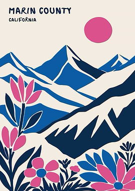 Marin County California Landscape Art