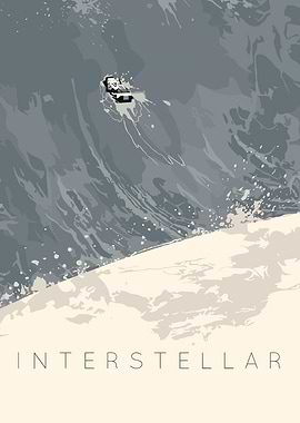 Interstellar Movie Poster Minimalist Art