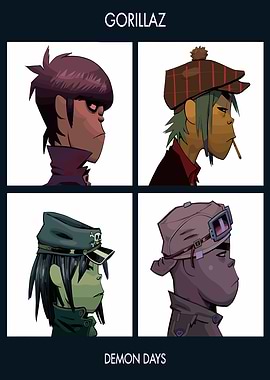 Gorillaz - Demon Days Album Cover