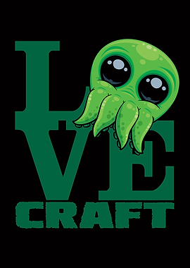 Lovecraft Baby Cthulhu Design – Spooky Cute Fantasy Monster