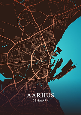 Aarhus City Map