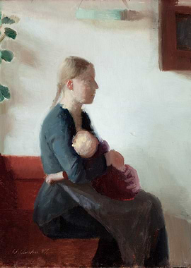 Mother and Child Painting