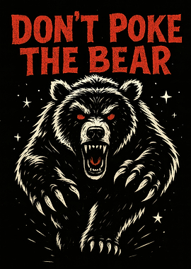 Don't Poke the Bear Illustration