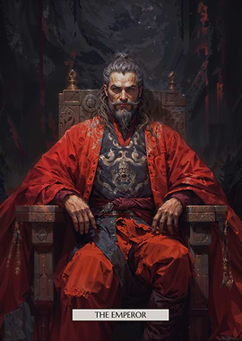 The Emperor – Darkness Series Tarot