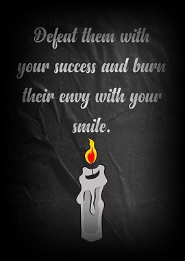 Success and Envy Inspirational Quote