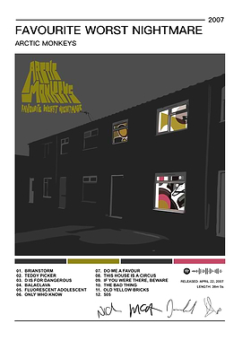Arctic Monkeys Favourite Worst Nightmare album