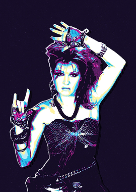 Cyndi Lauper Pop Art