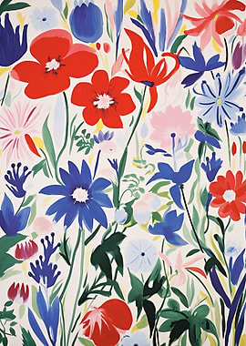 Floral Colorful Flowers