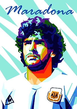 Maradona Pop Art Portrait