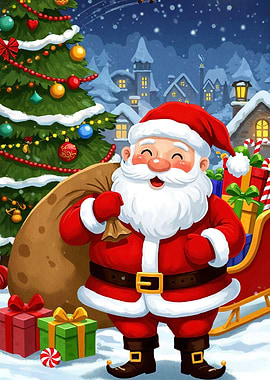 Santa Claus Christmas Tree