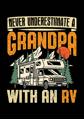 Grandpa with an RV