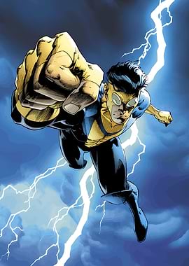 Invincible Comic Book Hero Punch