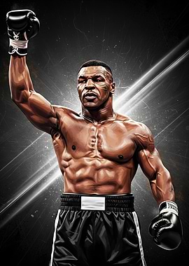 Mike Tyson Victory Portrait