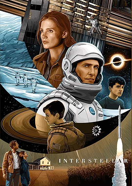 Interstellar Movie Poster Art