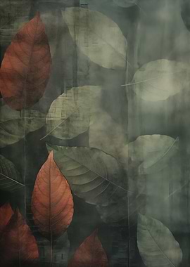 Autumn Leaves Abstract