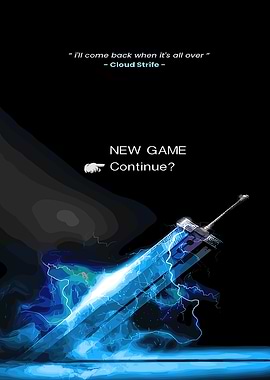 Final Fantasy VII Start Screen